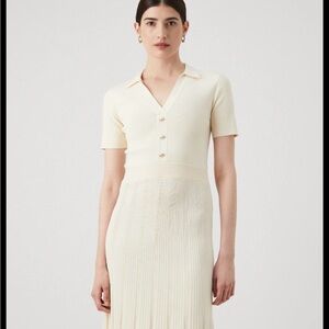 Marciano Cream Polo Dress